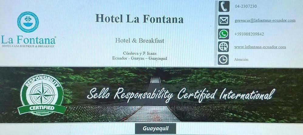 Hotel La Fontana Guayaquil Exterior foto
